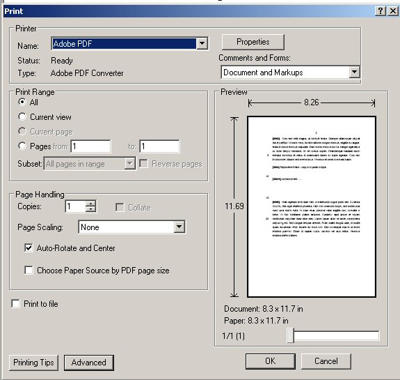 Print to PDF