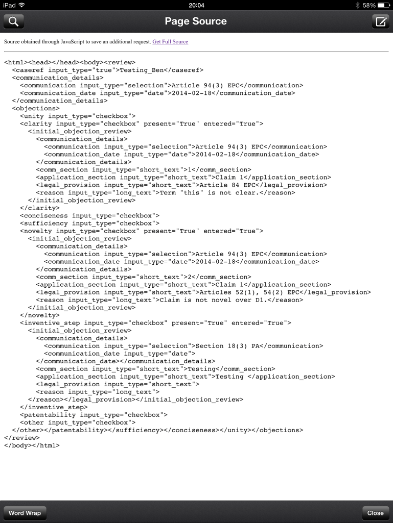 XML Document
